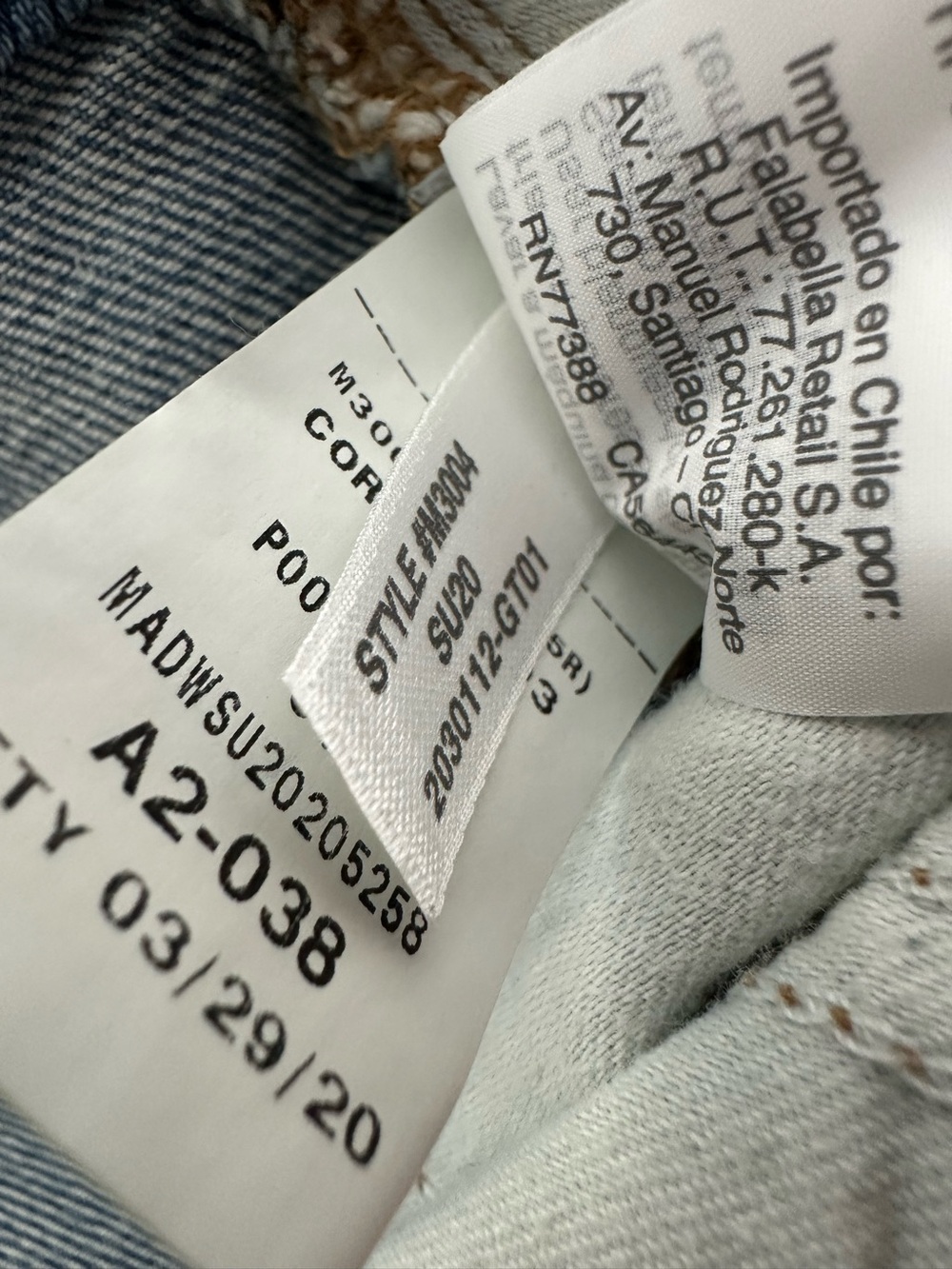 Madewell NWT Classic Straight~Maggie Pockets Size 34 (16W) - Picture 11 of 11